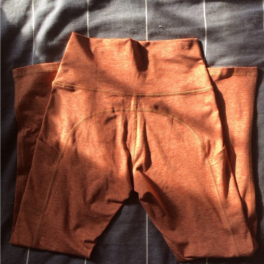 Offline Aerie Orange High-Waisted Leggings - Picture 3 of 4